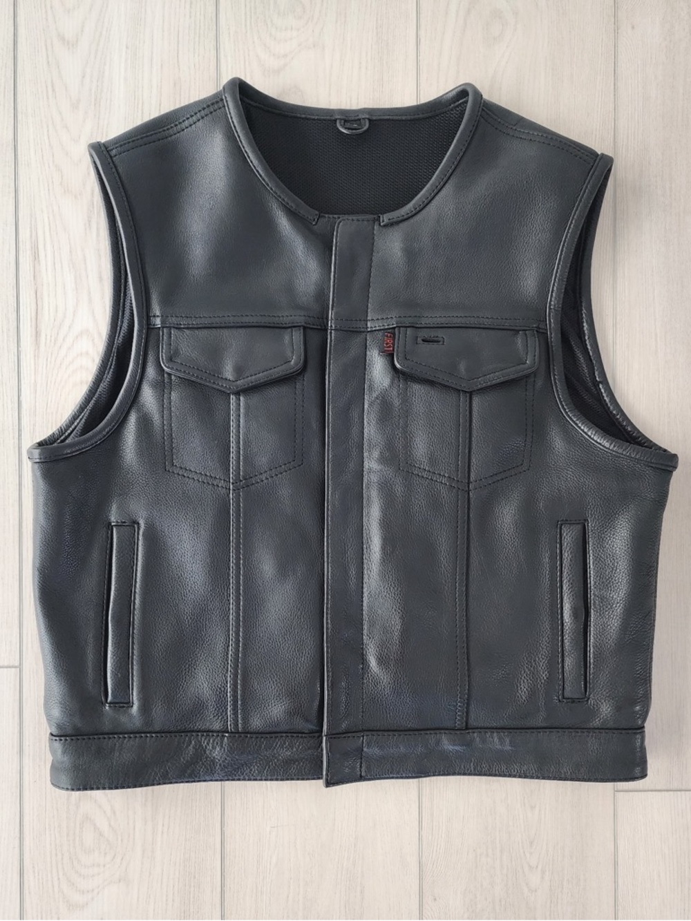 Lowside Men’s Motorcycle Leather Vest